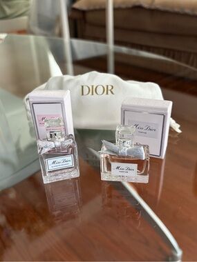 Dior, Miss Dior Parfum and Blooming Bouquet mini Dabber Set, 5mL each